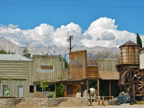 Photo made the following morning 
 from our hotel in Lone Pine, California